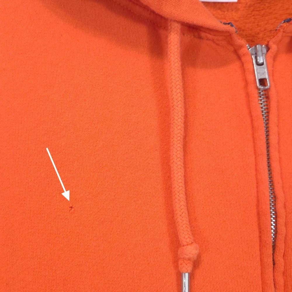 Victoria's Secret PINK Chicago Bears Hoodie S Bling Full Zip Orange Y2K NFL Cozy - Picture 13 of 16